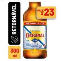 Cerveja Antarctica Original Retornável (Caixa com 23) - Gelado
